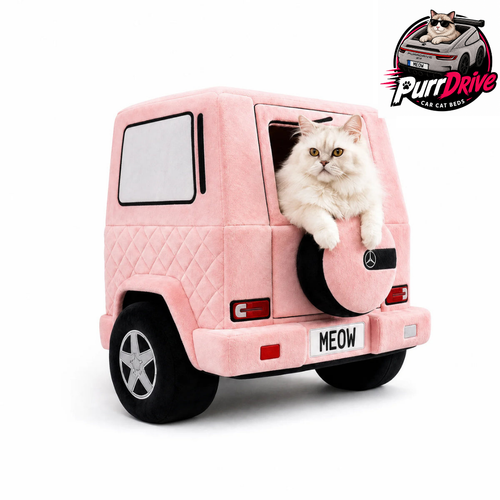 Lit de Luxe pour Chat — Design Voiture de Sport